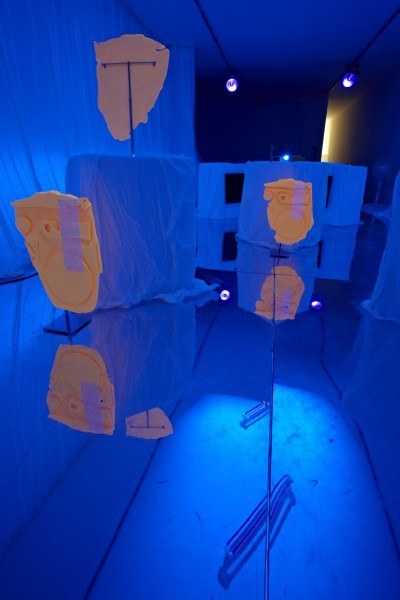 Erik Frydenborg, Set Pieces, 2013. (in cooperation with Samara Golden) Installation View, Cardi Black Box, Milan.