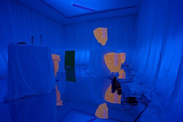 Erik Frydenborg, Set Pieces, 2013. (in cooperation with Samara Golden) Installation View, Cardi Black Box, Milan.
