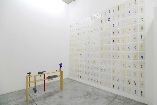 Erik Frydenborg, Full Color Bachelor, 2014. Installation view, Albert Baronian, Brussels.